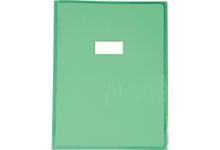 Protège-cahier cristal 24 x 32 cm 22/100 coloris vert