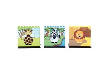 Lot de 6 puzzles UP 14 pièces, les animaux de la savane