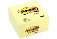 4 cube 450 feuilles Post-it 76x76 jaune + 1 cube offert