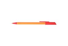 Stylo bille pointe moyenne rouge