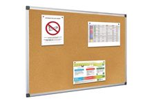 Tableau liège lg90xL180cm avec encadrement alu