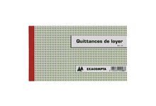 Manifold Quittances de Loyer 12,5 x 21 cm 50 triplicatas autocopiants