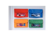 Lot de 4 pochettes magnétiques 23x14cm coloris ass