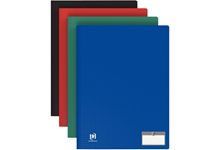 Carton de 10 protège-documents MEMPHIS 60 pochettes fixes 120 vues couleurs vives assorties