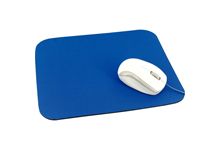 Tapis souris en tissu bleu