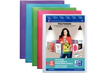 Protège-documents personnalisable POLYVISION 200 vues, coloris assortis