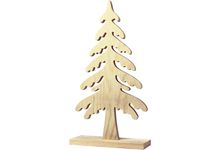 Sapin en bois à poser, hauteur 25 cm