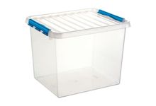 Boite de rangement QLINE 52L transparente