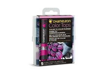 Pack 5 color tops Chameleon tons floraux