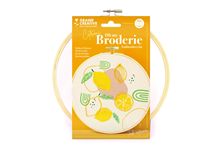 Kit broderie partielle citron ø20 cm