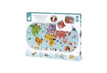 Puzzle carte des explorateurs du bain 28 pièces