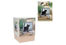 Puzzle 500 pièces coffret Bug Art chaton ordi