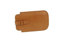 Etui smartphone cuir camel