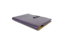 CONFERENCIER/ETUI TABLETTE UNIVERSEL A5 CUIR VIOLET