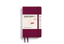 Agenda & carnet A6 port red 1 semaine sur 1 page 2025