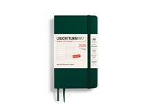 Agenda & carnet souple A6 forest green 1 s/p 2025