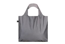 Sac de courses pliable réfléchissante argent