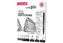 Set 8 feutres Uni Pin urban sketching