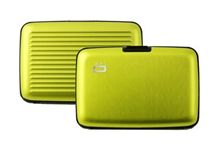 Porte-cartes alu design Stockholm citron vert