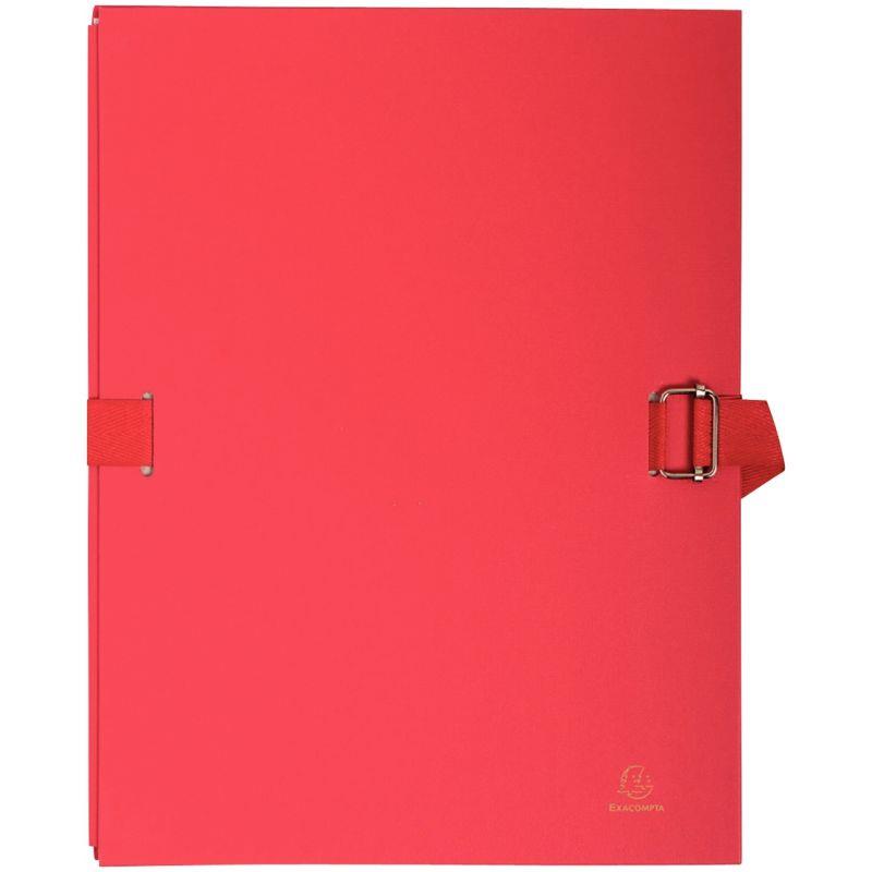 Image de  Paquet de 5 chemises extensibles toilées, rouge 