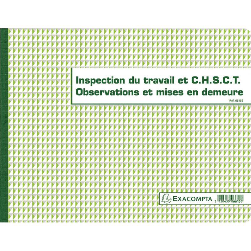 Image de  Registre inspection du travail exacompta 