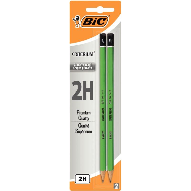 Image de  Blister de 2 crayons graphite Critérium 2H 
