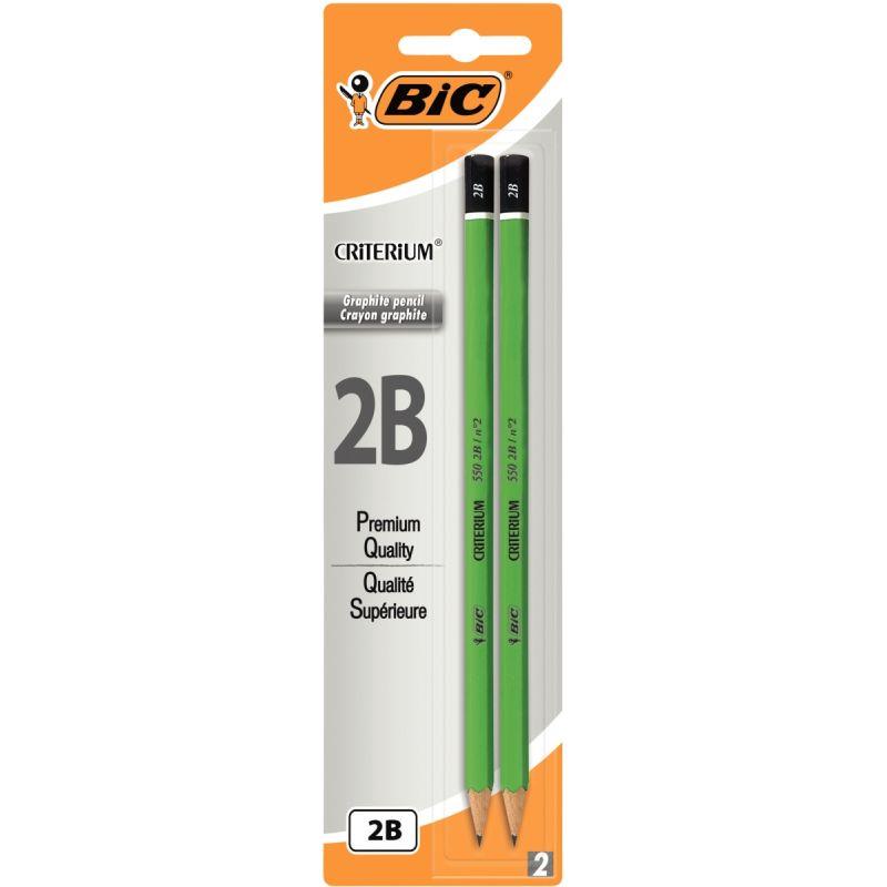 Image de  Blister de 2 crayons graphite Critérium 2B 