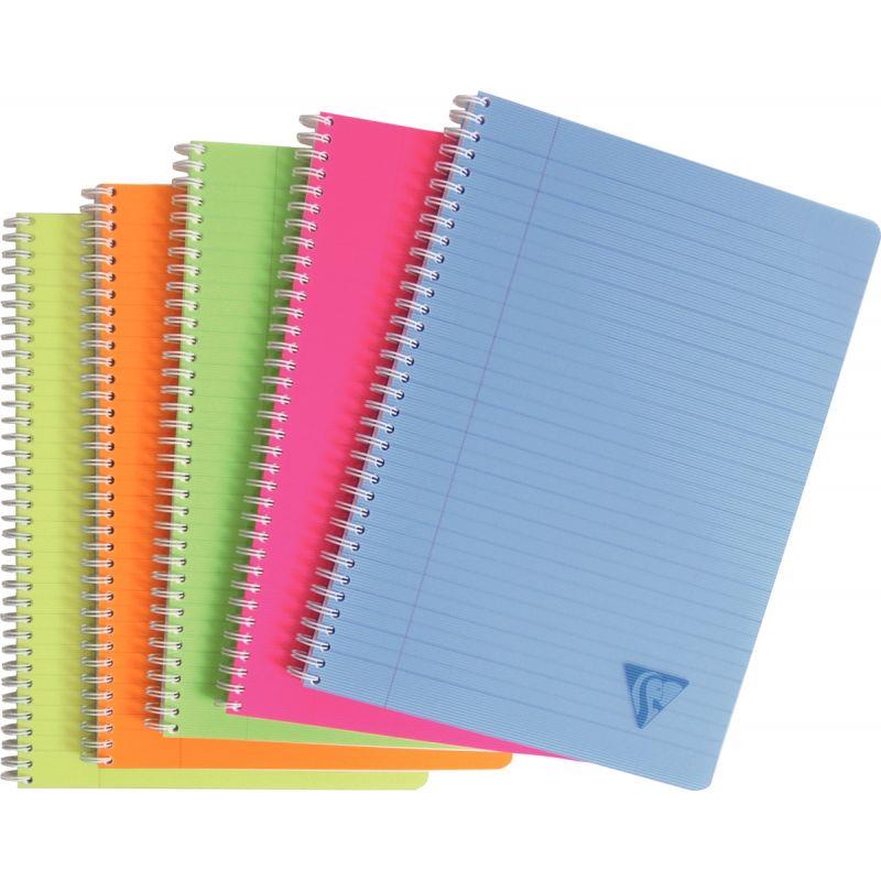 Image de  Cahier à reliure intégrale 180 pages LINICOLOR FRESH, format A4, ligné 