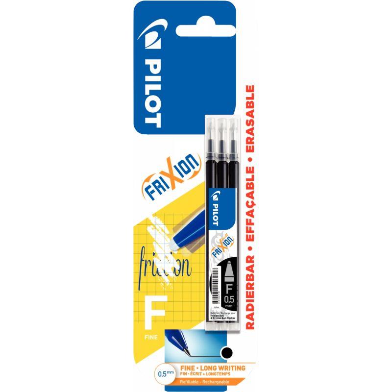 Image de  Blister de 3 recharges Frixion pointe fine bleues 