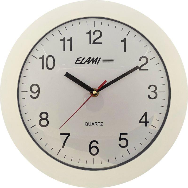Image de  Horloge classique diamètre 30cm blanc 