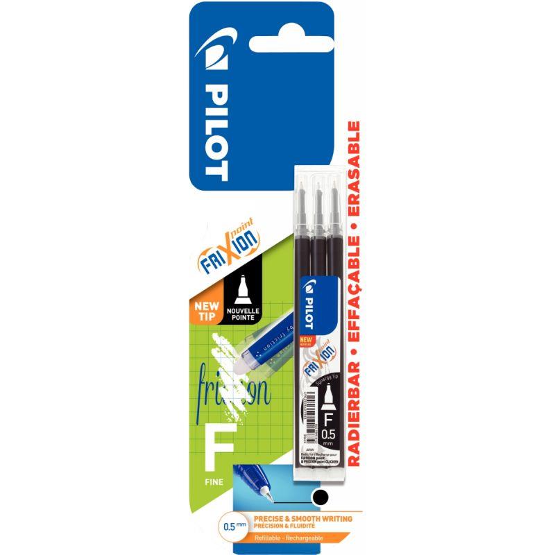 Image de  Blister de 3 recharges Frixion Point noires 