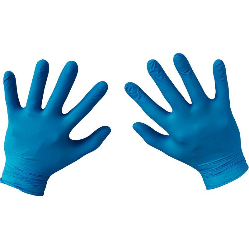 Image de  Boîte de 100 gants jetables nitrile non poudré taille S 