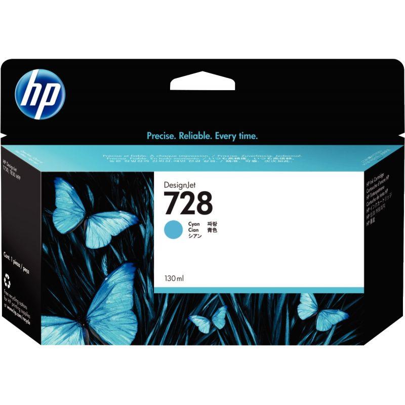 Image de  HP 728 cartouche d''encre cyan grande capacité authentique (F9J67A) 
