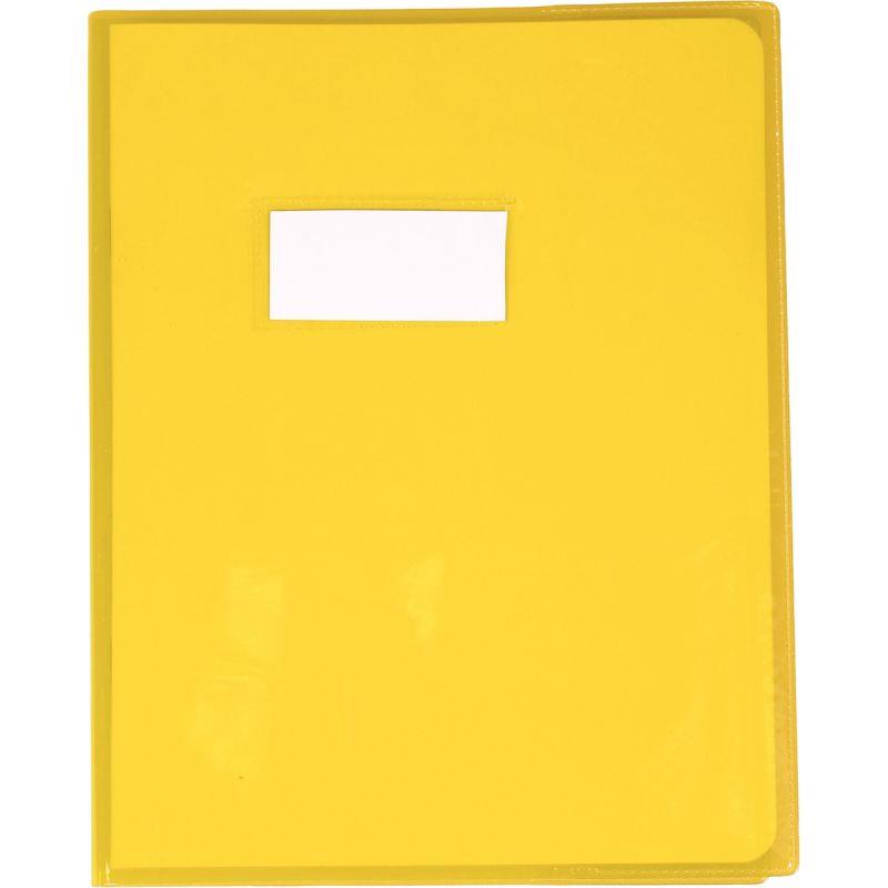 Image de  Protège-cahier cristal 17 x 22cm 22/100 coloris jaune 