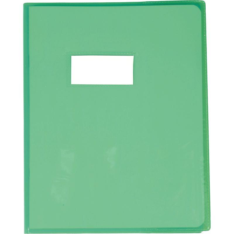 Image de  Protège-cahier cristal 17 x 22cm 22/100 coloris vert 