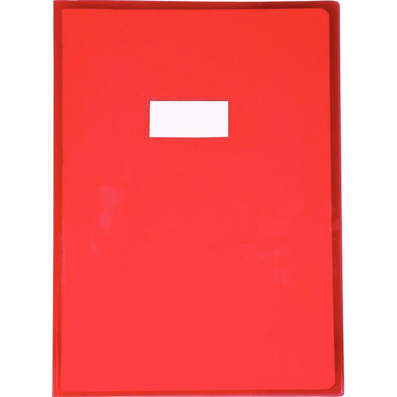Image de  Protège-cahier cristal 21 x 29,7cm 22/100 coloris rouge 