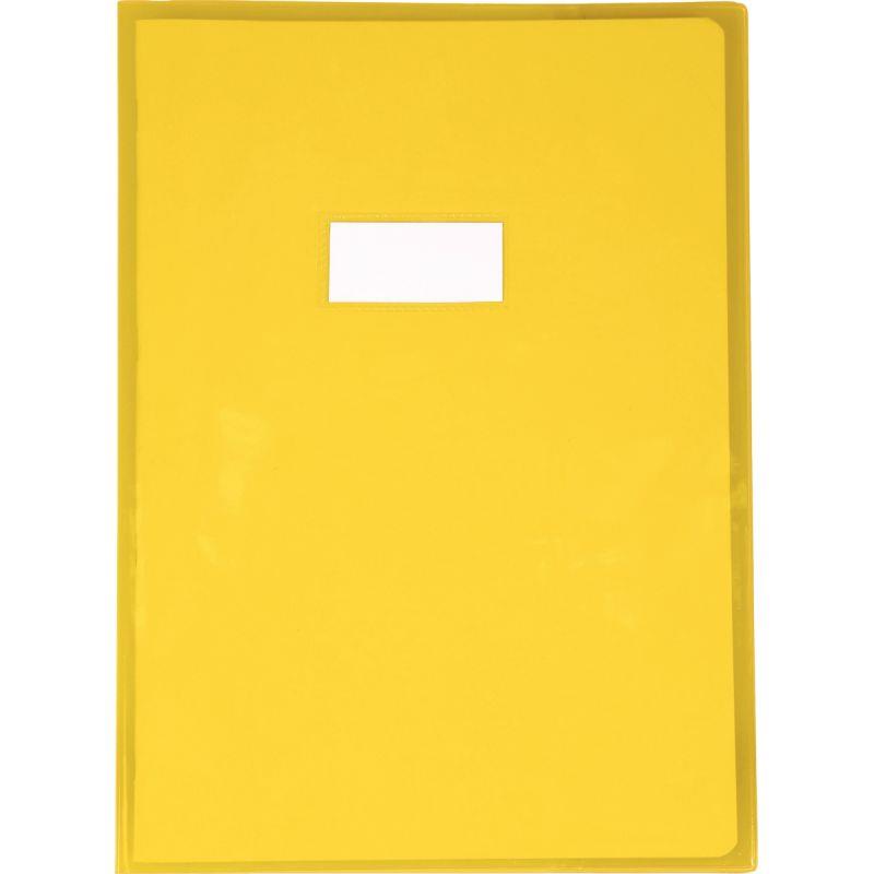 Image de  Protège-cahier cristal 21 x 29,7cm 22/100 coloris jaune 