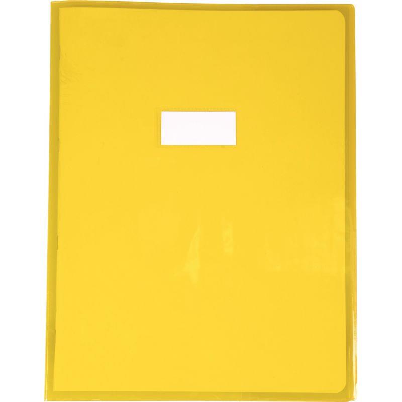 Image de  Protège-cahier cristal 24 x 32 cm 22/100 coloris jaune 