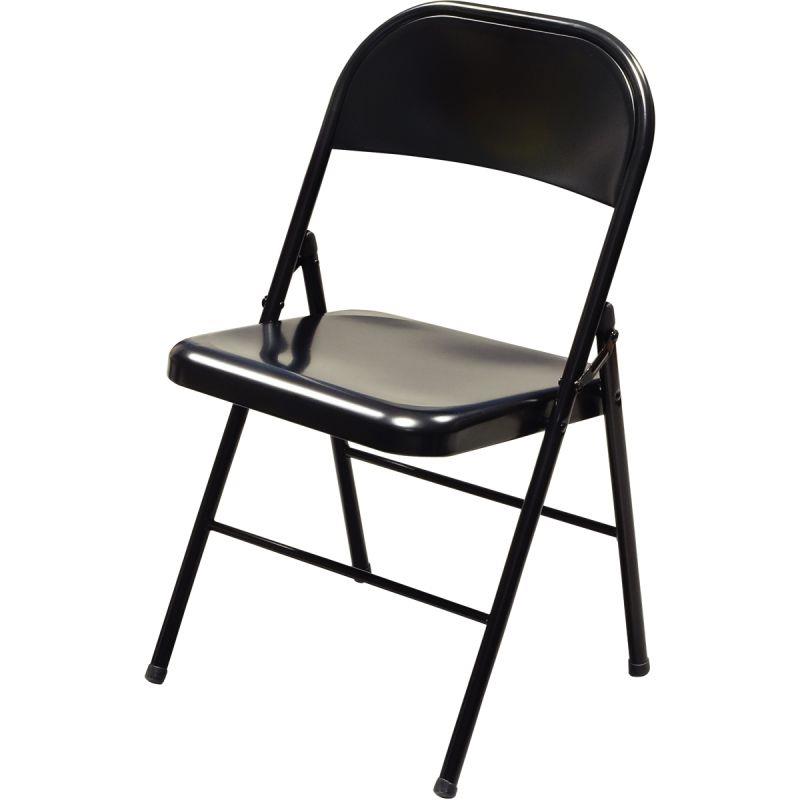 Image de  Lot de 2 chaises Boston métal noir 