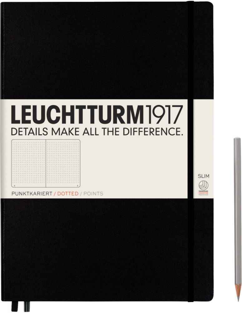 Image de  Carnet couverture rigide 123 pages pointillé noir 