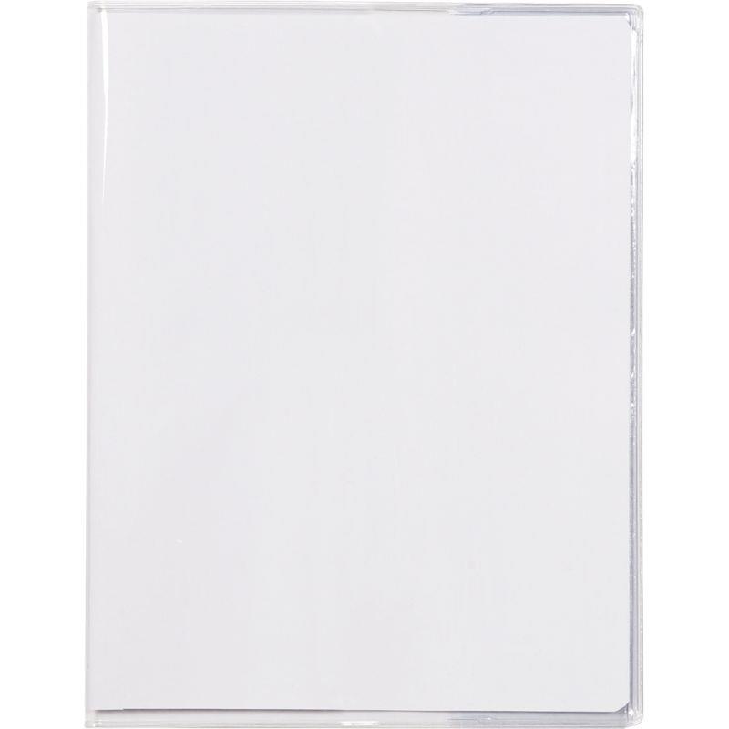 Image de  Protège cahier pvc 17x22 incolore à rabats 
