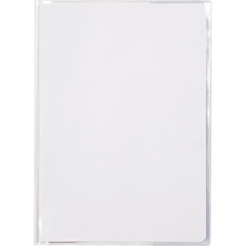 Image de  Protège cahier pvc A4 incolore a rabats 
