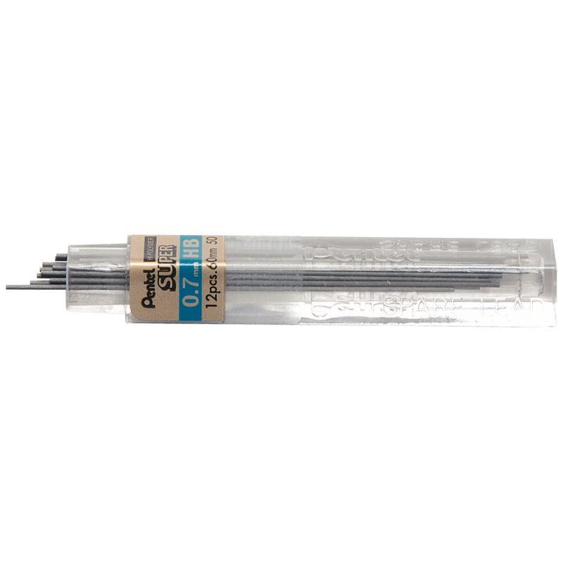 Image de  Étui de 12 mines Hi-Polymer 0,7 mm HB 