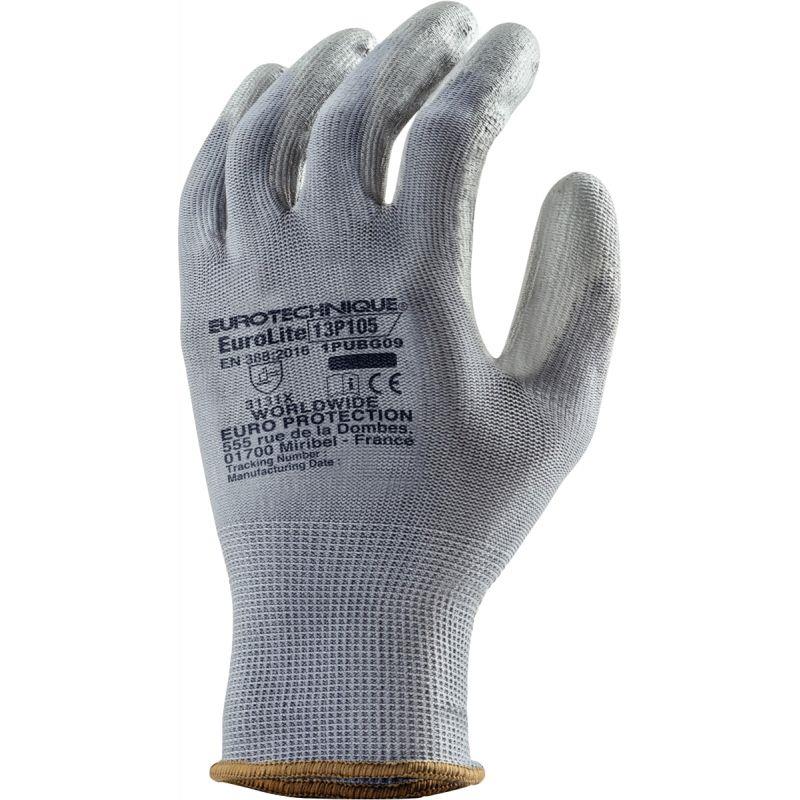 Image de  Paire de gants de précision gris taille 9 