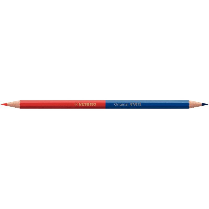 Image de  Crayon télévision bleu et rouge 