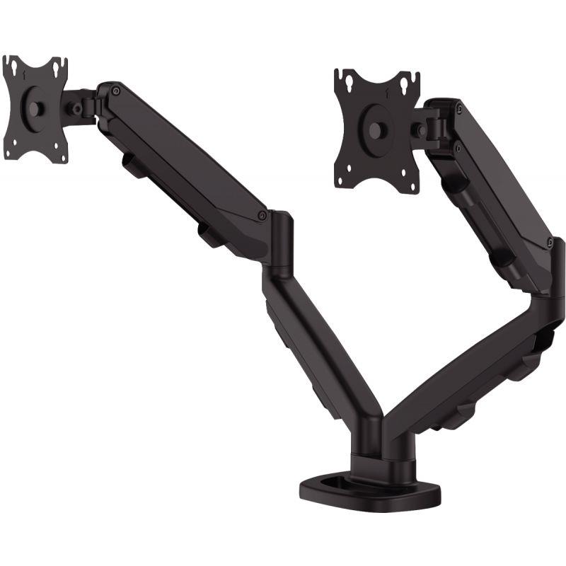 Image de  Bras porte-écran double EPPA noir 
