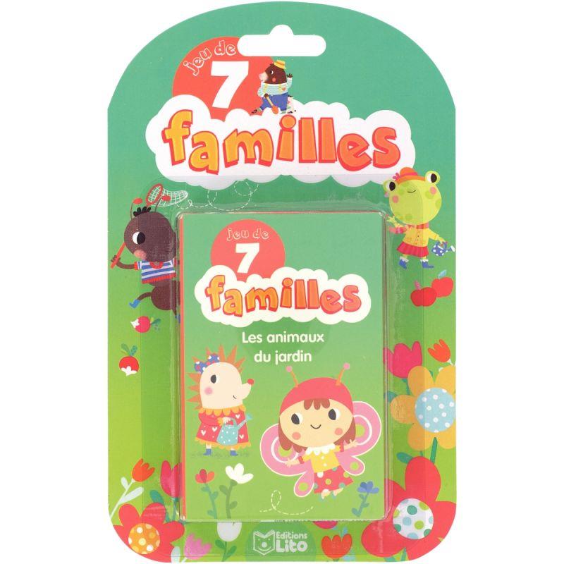 Image de  Jeu de 7 familles animaux du jardin 