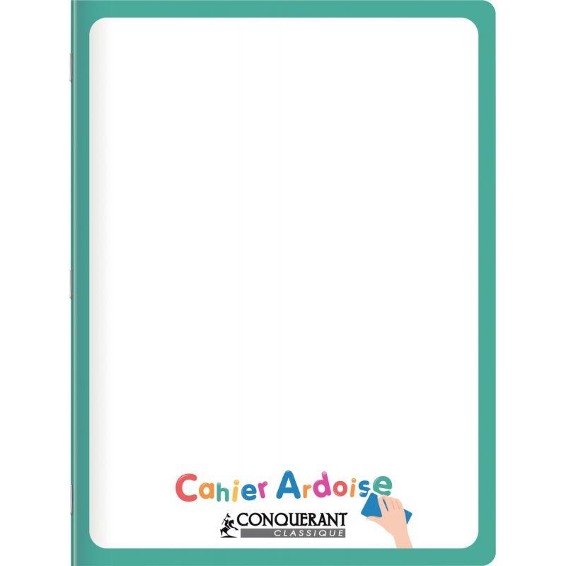Image de  Cahier ardoise 48 pages CONQUERANT, format 24x32 cm, seyès 90g 