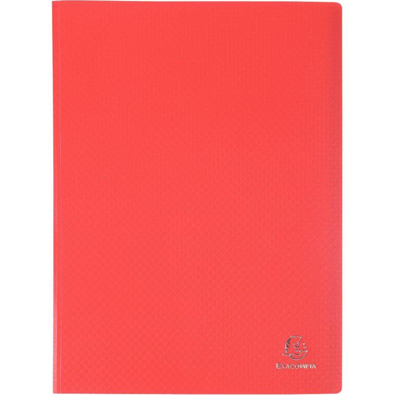 Image de  Protège-documents OPAK en polypropylène, 80 vues, rouge 