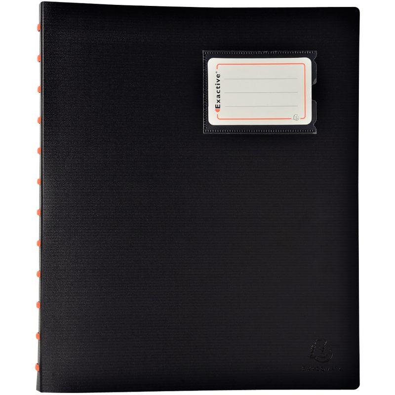 Image de  Protège-documents 80 vues EXACTIVE pochettes amovibles, noir 